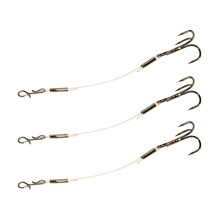 3Pcs Corrosions Resistant High Carbon Steel Fishing Hook-8CM