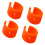 4pcs High Elasticities Protectors Fit Various-1orange color 1