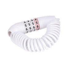 Multipurpose Combination Lock For Bicycles And-White