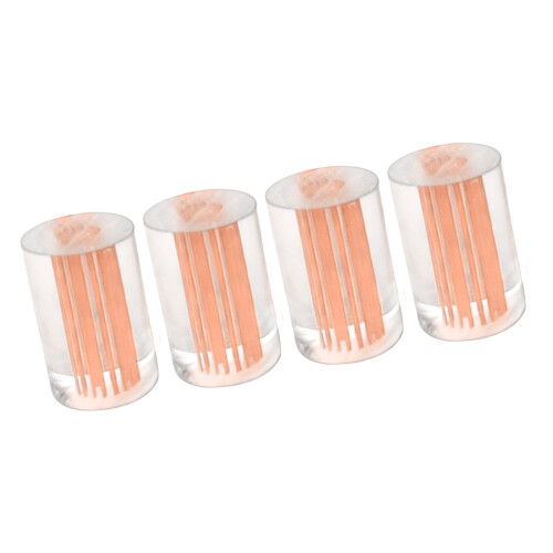 4Pcs High Performances Billiard Ferrule Portable Billiard-pinkK