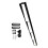 Hard double Position Golf Cart Mirror Having Coated Bracket For 1