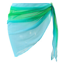 Multipurpose Swimwear Cover Up Sarongs For Lady Quick-emerald S