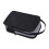 Oxford Polyester Golf Shoe Bag With Double Compartments-Black 1