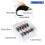 10pcs Realistic Softable Rubber Fishing Lures Set With 3