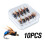 10pcs Realistic Softable Rubber Fishing Lures Set With 5