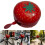 Compacts Waterproofed Bicycles Bells With-Color dots on black 4
