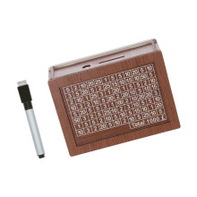 Spardose aus Holz mit Thekenaufbewahrungsbox für-1000