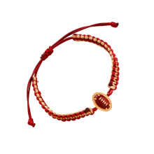 Sport-Wettkampf-Fan-Handgelenk-Accessoire, handgewebter- Rugby1