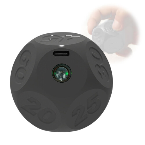 Digitale Flip-Timer, 12-seitiges Design, leiser Betrieb,-Schwarz
