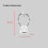 Rechargeable Electric Hanging Featuring Six Hour-White 2