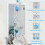 Rechargeable Electric Hanging Featuring Six Hour-White 3