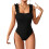 Sport Swimsuit Polyester Texture with Quick Drying-dark brown M 5