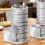 Space Saving Acrylic Mason Jar Lid Holder for Organized-B 7