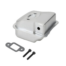 Optimized Exhaust Muffler for Chainsaw Reducing Noise and