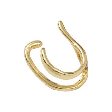 Multifunctional Arc Shape Copper Ear Cuff Not-Gold-color A