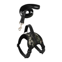 Adjustable Pet Harness Vest for Large Breeds-Army Green XS
