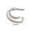 Multifunctional Arc Shape Copper Ear Cuff Not-Gold-color A 4