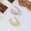 Multifunctional Arc Shape Copper Ear Cuff Not-Gold-color A 5
