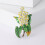 Hydrangea Flower Brooch Featuring Enamel Finish Ideal-yellow 6