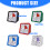 Quiet Kitchens Timer with 60 Minutes Visual Countdowns-Red 4