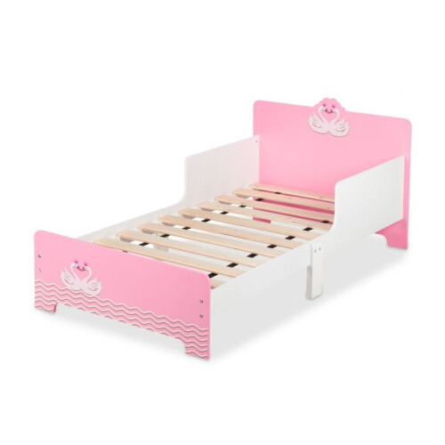 Toddler Bed with Swan Design