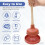 Stable Plunger Tray Organizers 2PCS Secure NonSlip Base-Brown 7