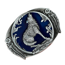 Punk-Gürtelschnalle Ersatz Retro Wolf Gürtelschnalle Metall-p21