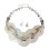 Hedendaagse schelpensieraden ensembles ketting met-Wit 1
