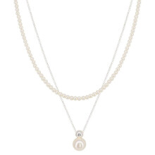 Elegante stapelbare ketting meerlaagse kettingen parels-XL3648