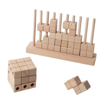 Classical Russian Wooden Block Puzzle Game Education-Wood color