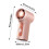 Quiet Handheld Fan 6 Speed Mini Cooling Desk Fan USB-White 1 4