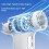 Quiet Handheld Fan 6 Speed Mini Cooling Desk Fan USB-White 1 6