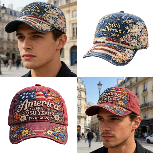 Durable Adjustable Baseball Cap Sun Hat Commemorative-YC260104 2