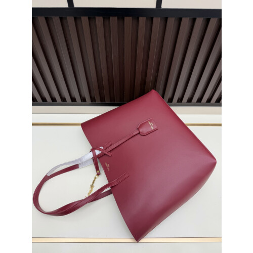 YSL Leather Tote Large Open Top 1