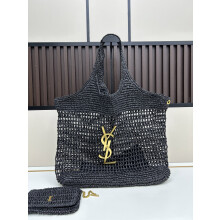 YSL Raffia Icare Tote Large 58cm