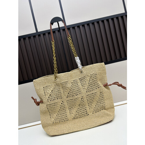 YSL Raffia Icare Tote Handmade 45cm 1