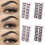 10-Pairs False Eyelashes / Eyelashes - Select model Black_TK01/Black_Surprise Gift 1
