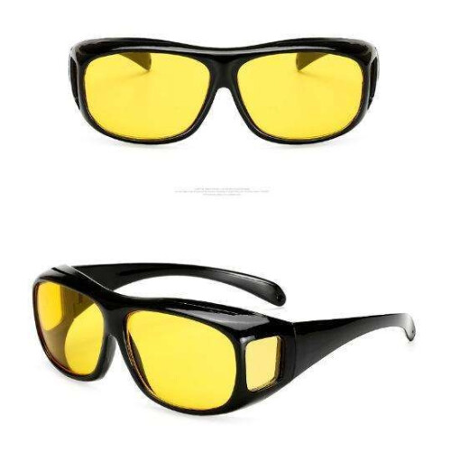 Night Vision Glasses compatible Driving - Night Vision Glasses Black_one size/Black_Surprise Gift 1