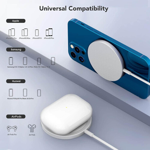 Wireless Magsafe Charger compatible iPhone compatible 15W_Surprise Gift 2