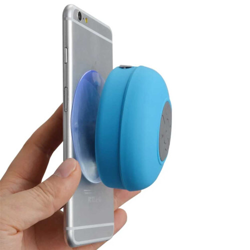 Waterproof Shower Speaker - Bluetooth Speaker with Suction Cup Black black_black_Surprise Gift 2