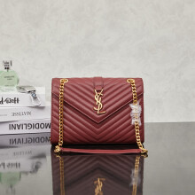 YSL Caviar Chain Bag Black Silver 1857