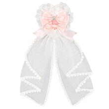 Pince à cheveux avec nœud papillon en ruban élégant,-fleur PK