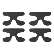 Multipurpose Heel Liners For Winter Sports Shoe 4Pcs Soft-Black
