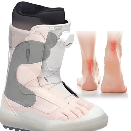 4 Pack Ski & Snowboard Boot Ankle Wrap Pads Thick-Black 1