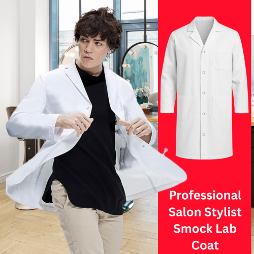 XSS White Lab Coat - PPE Dust Coat Protection 1