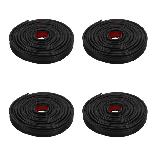 Adhésif Flexible Tpe Protection Bords Noir