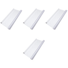 4Rolls Removable Static Cling Window Film Transparent Privacy Sticker