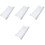 4Rolls Removable Static Cling Window Film Transparent Privacy Sticker 1