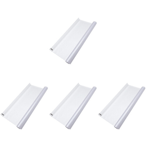 4Rolls Removable Static Cling Window Film Transparent Privacy Sticker 1