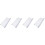 4Rolls Removable Static Cling Window Film Transparent Privacy Sticker 3